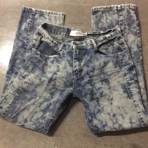 F.U.S.A.I. 32 x 30 Distressed Couture Jeans